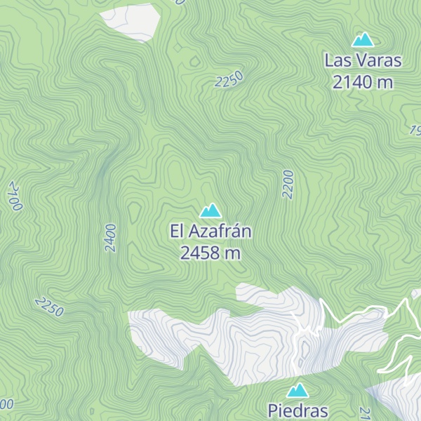 Map of El Azafrán