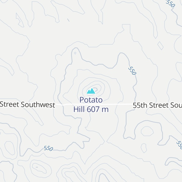 Map of Potato Hill