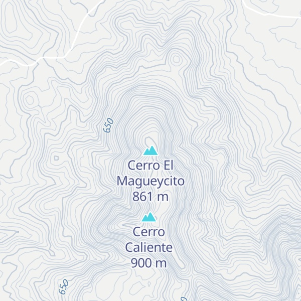 Map of Cerro El Magueycito