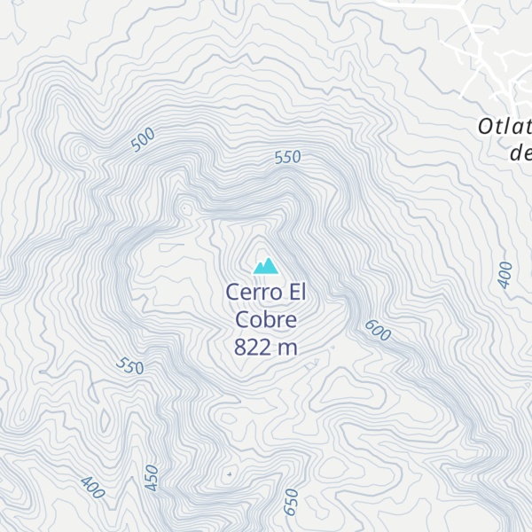 Map of Cerro El Cobre
