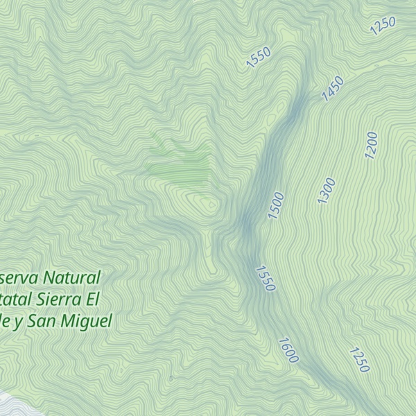 Map of Cerro La Palmitosa