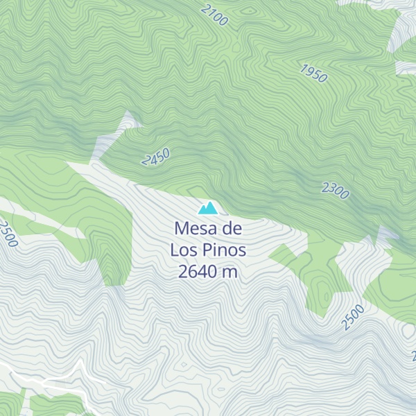Map of Mesa de Los Pinos