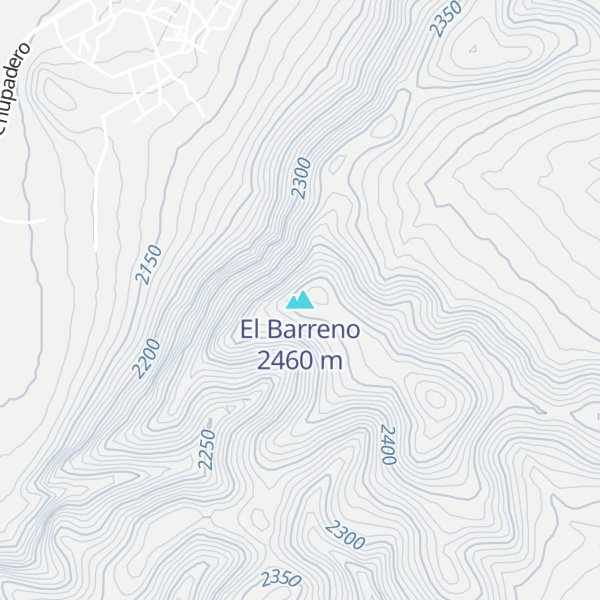 Map of El Barreno