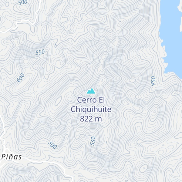Map of Cerro El Chiquihuite