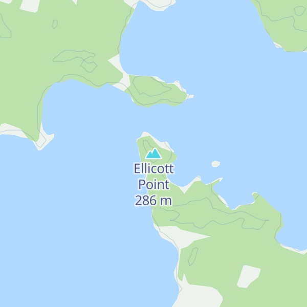Map of Ellicott Point
