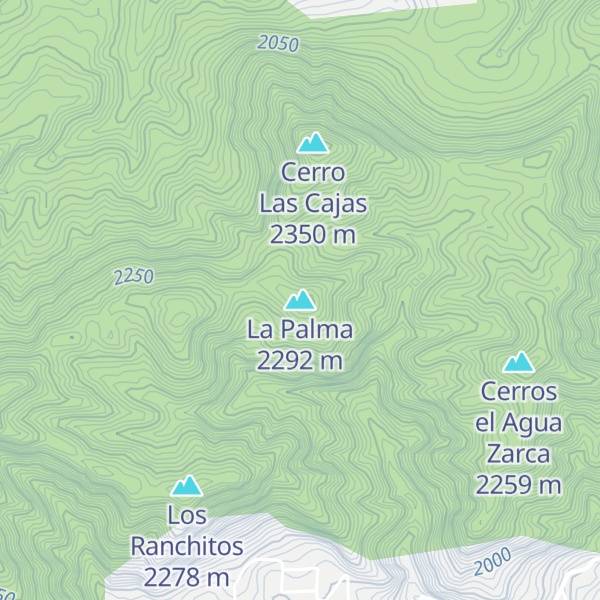 Map of La Palma