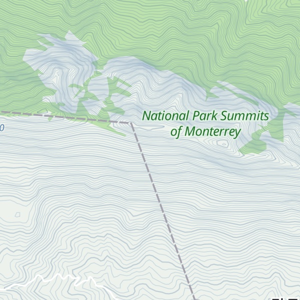 Map of Sierra El Tarillal