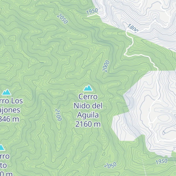 Map of Cerro Nido del Aguila