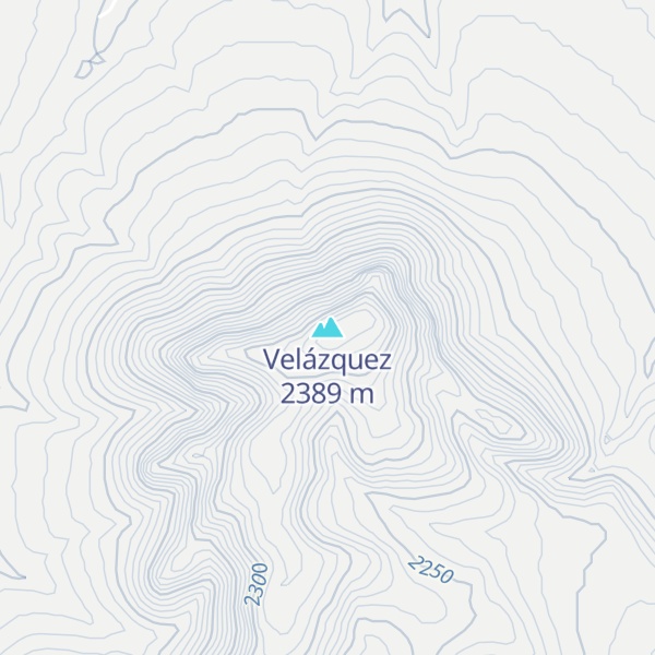 Map of Velázquez