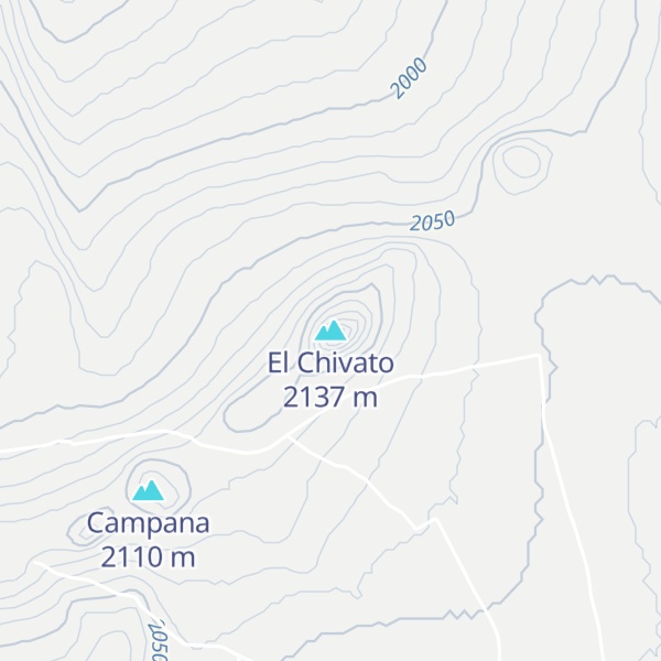 Map of El Chivato