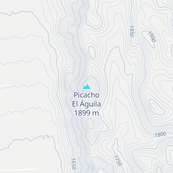 Map of Picacho El Águila