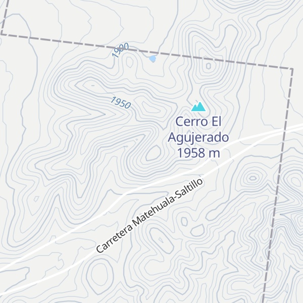 Map of Cerro La Campana