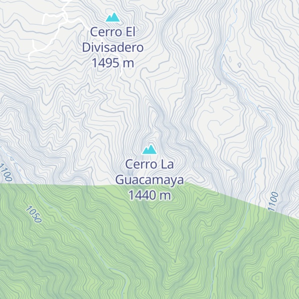 Map of Cerro La Guacamaya