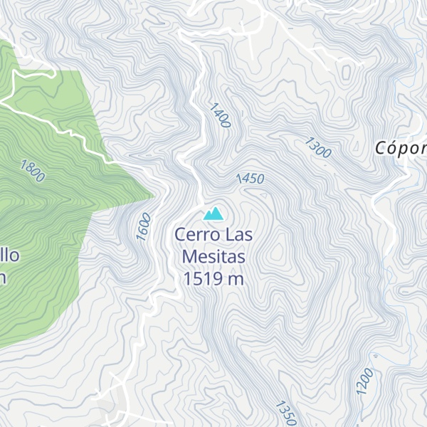 Map of Cerro Las Mesitas
