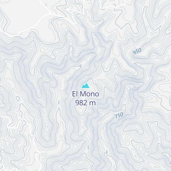 Map of El Mono