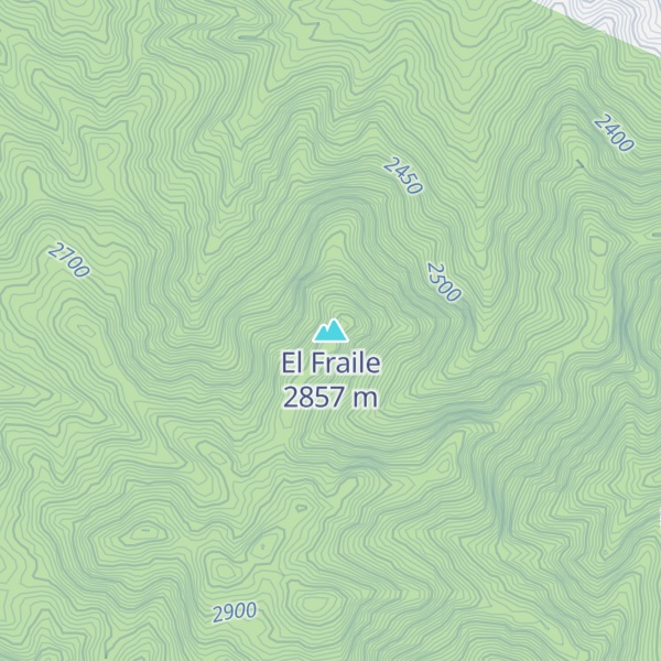 Map of El Fraile
