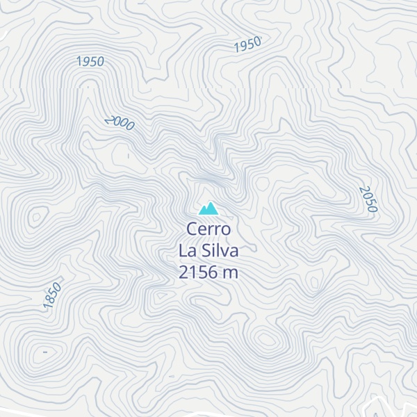 Map of Cerro La Silva