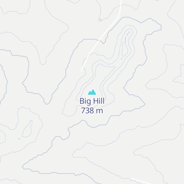 Map of Big Hill