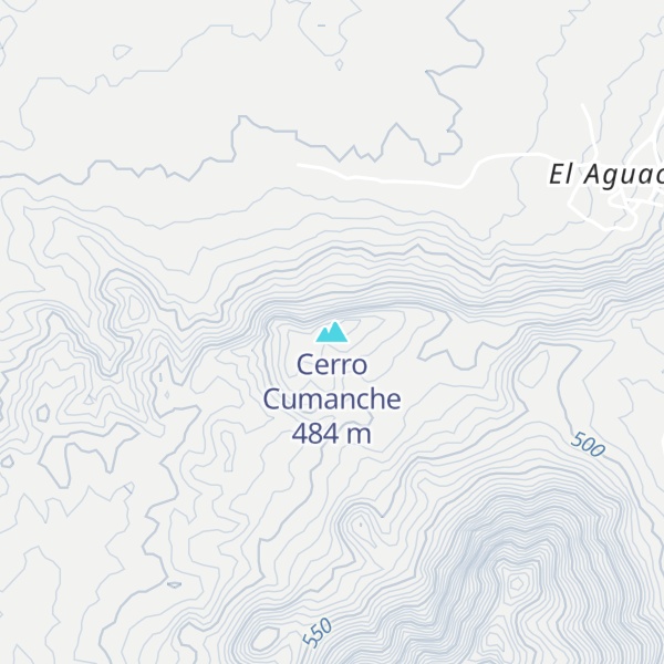 Map of Cerro Cumanche