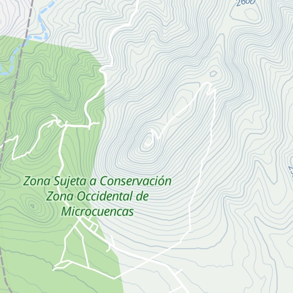 Map of Cerro La Rochera
