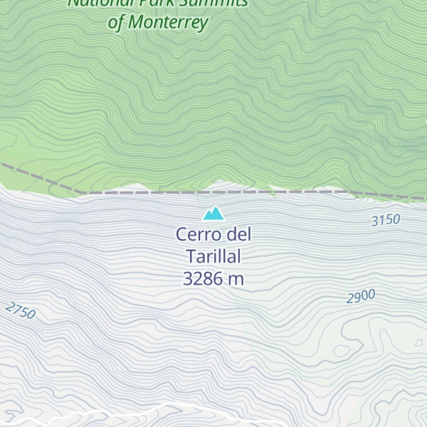 Map of Cerro del Tarillal
