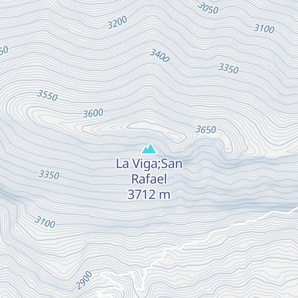 Map of La Viga;San Rafael