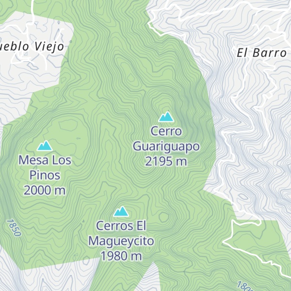 Map of Cerro La Torrecilla