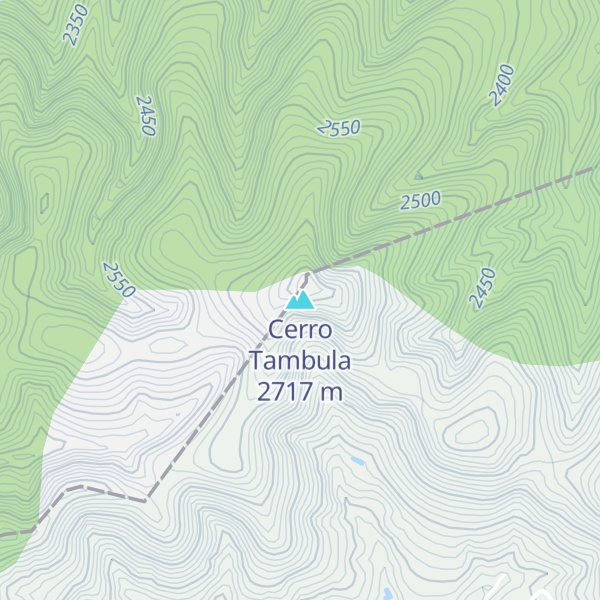 Map of Cerro Tambula
