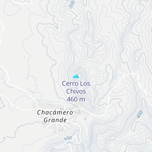 Map of Cerro Los Chivos