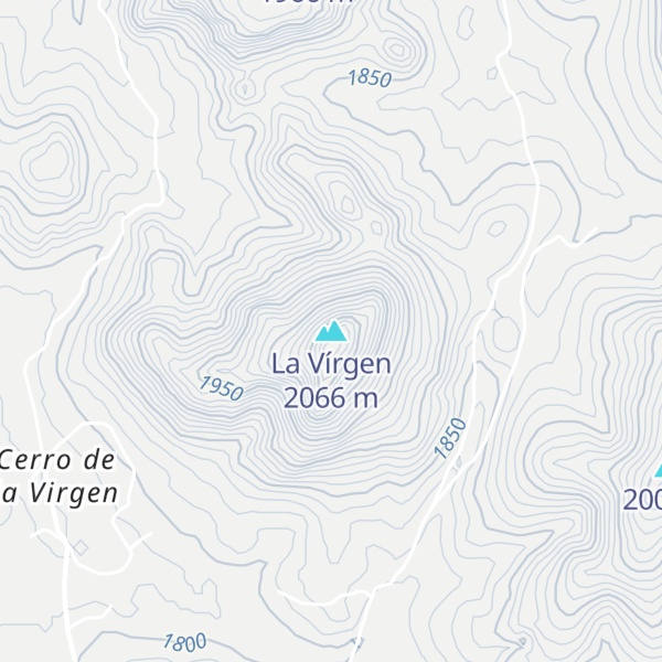 Map of La Vírgen