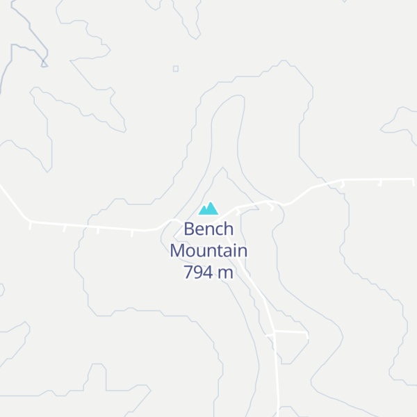 Map of Bench Mountain