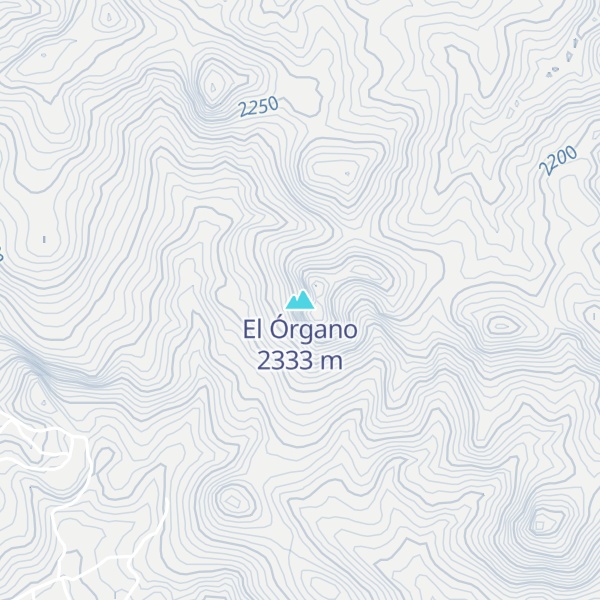 Map of El Órgano