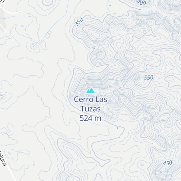 Map of Cerro Las Tuzas