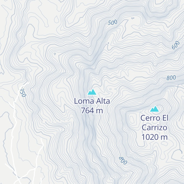 Map of Loma Alta