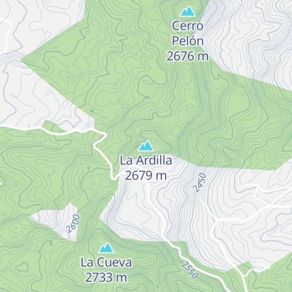 Map of La Ardilla