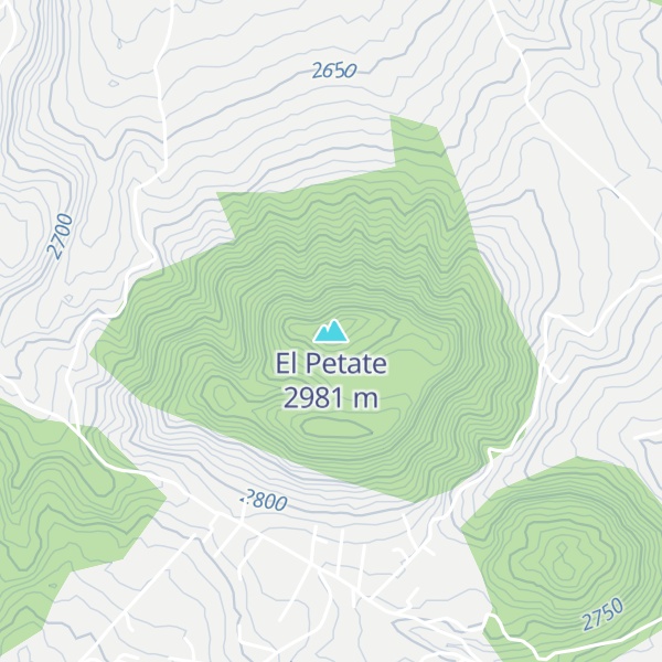 Map of El Petate