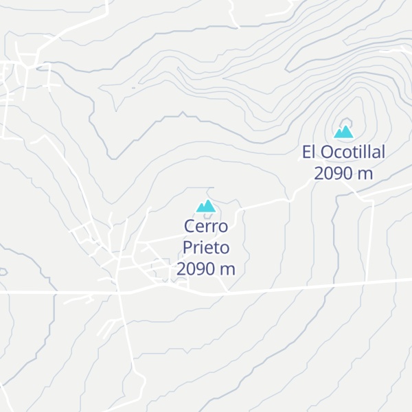 Map of Cerro Prieto