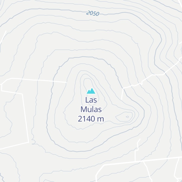 Map of Las Mulas