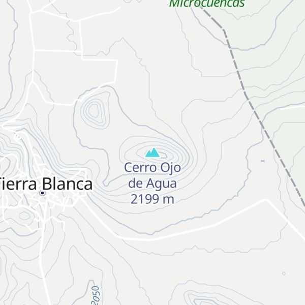 Map of Cerro Ojo de Agua