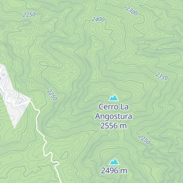 Map of Cerro Los Panales