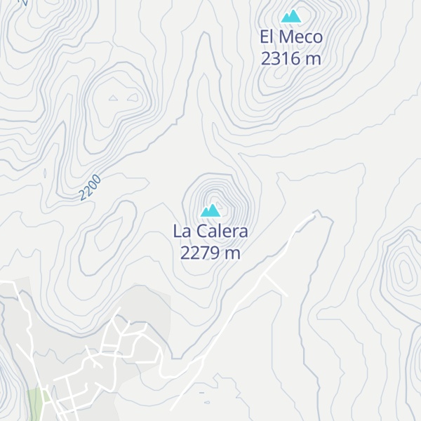 Map of La Calera