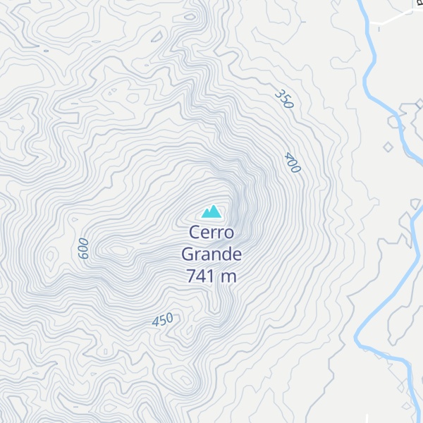 Map of Cerro Grande