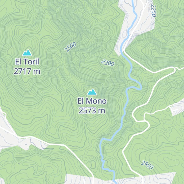 Map of El Mono