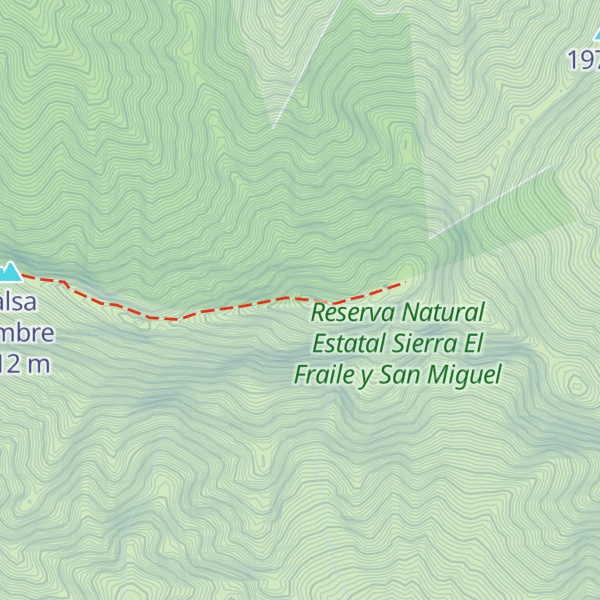Map of Picachos el Fraile