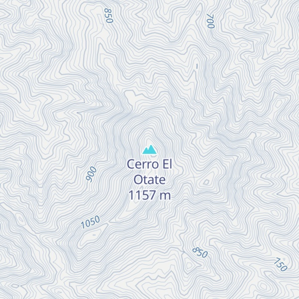 Map of Cerro El Otate
