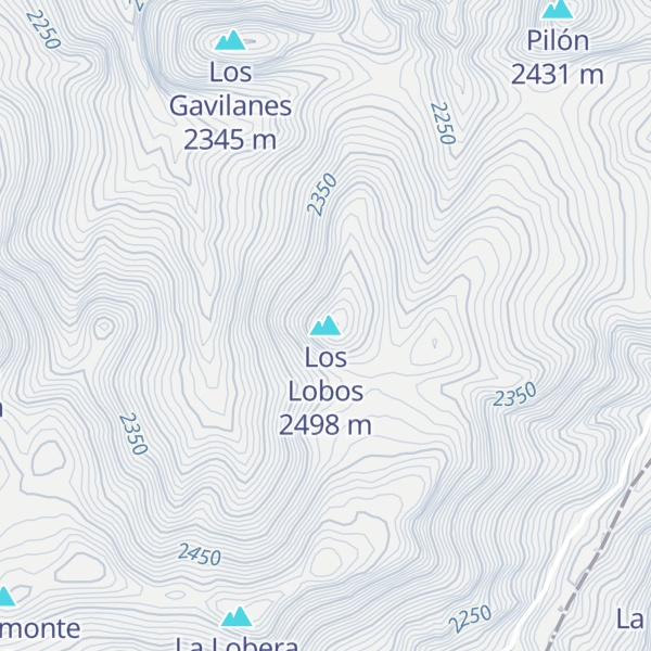 Map of Los Lobos