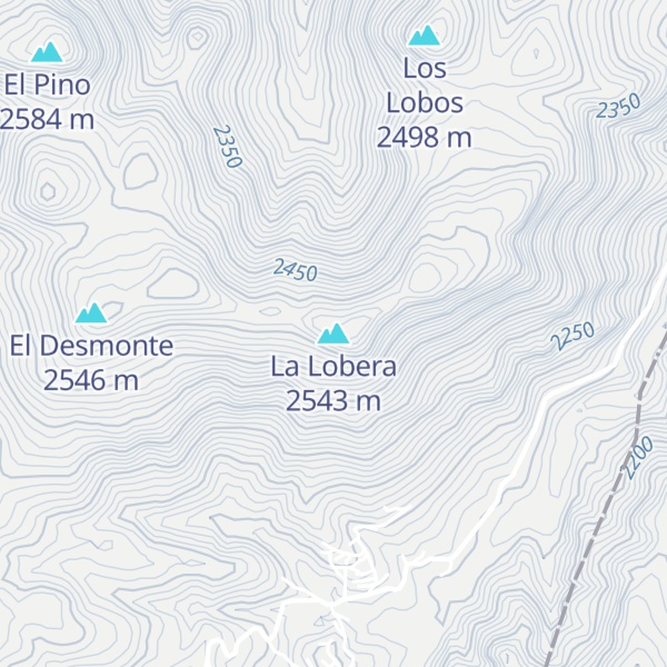 Map of La Lobera