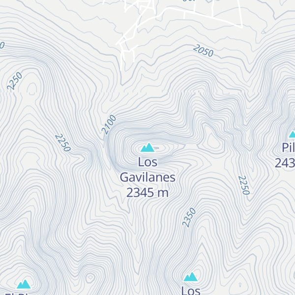Map of Los Gavilanes