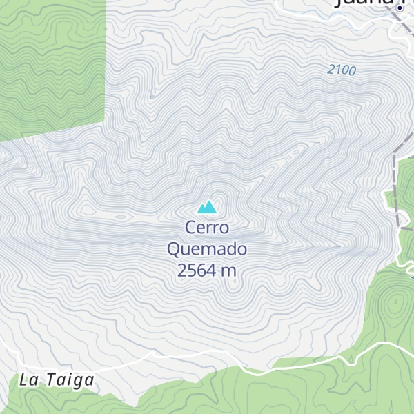Map of Cerro Quemado