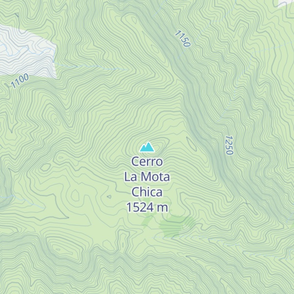 Map of Cerro La Mota Chica